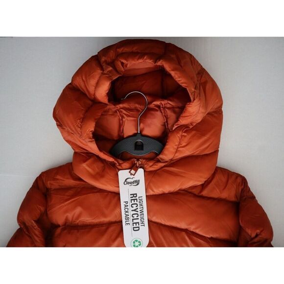 32 Degrees Women Sz 2XL Clay Red Liteweight Poly-Fill Packable Hooded Jacket - Picture 8 of 10